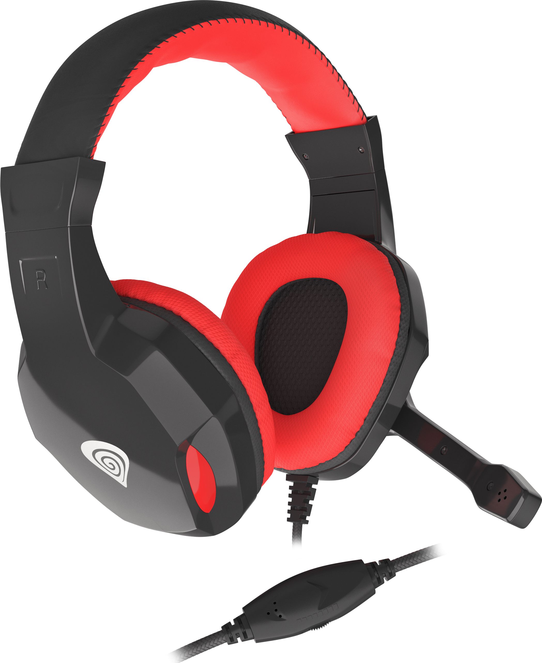Kufje gaming Genesis Argon 110, stereo 2.0, 40mm, të kuqe