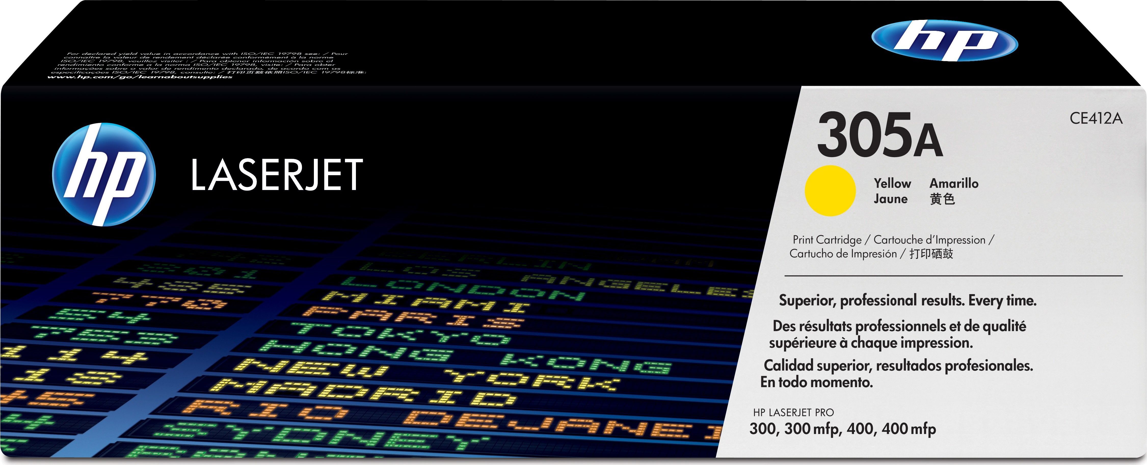 Toner HP 305A CE412A, origjinal, yellow