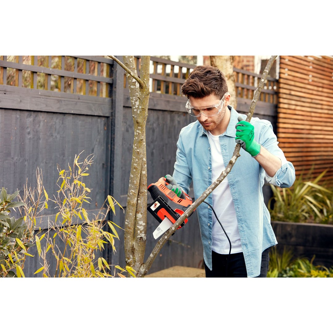 Sharrë reciproke Black&Decker RS890K, 500W, me AUTOSELECT, portokalli