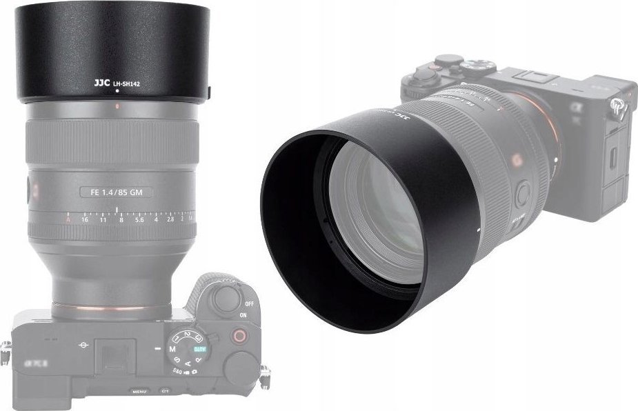 Kapelë objektivi JJC ALC SH142, për Sony, e zezë