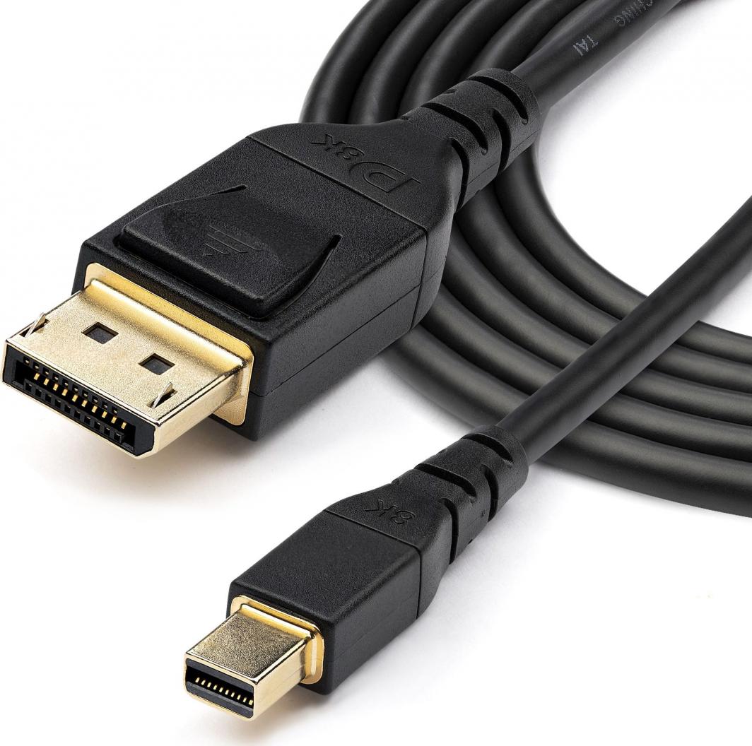 Kabllo StarTech Mini DisplayPort në DisplayPort 1.4, 2m, 8K 60Hz, e zezë