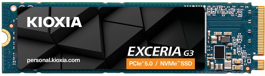 SSD NVMe Kioxia Exceria G3, 2TB, PCIe 5.0 x4, i zi