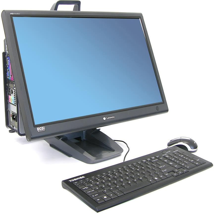 Qëndrim tavoline për monitor Ergotron Neo Flex All In One Secure Clamp 33 338 085, deri 24", i zi