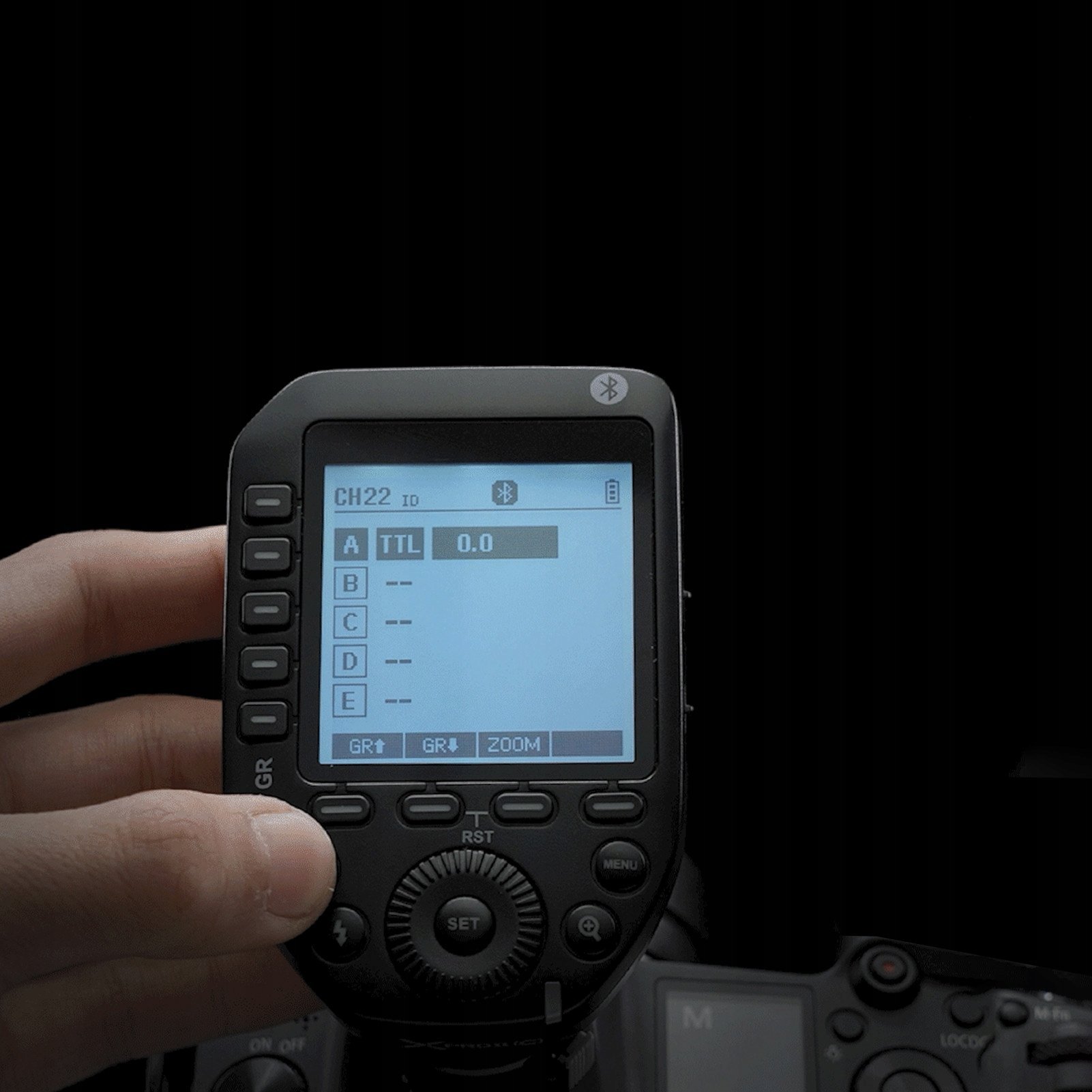 Trigger blici Godox X Pro II, wireless TTL HSS, Bluetooth, për Fujifilm