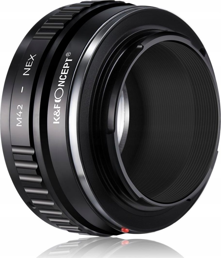 Adapter objektivi K&amp;F Concept KF06.067, M42 në Sony E NEX, metalik