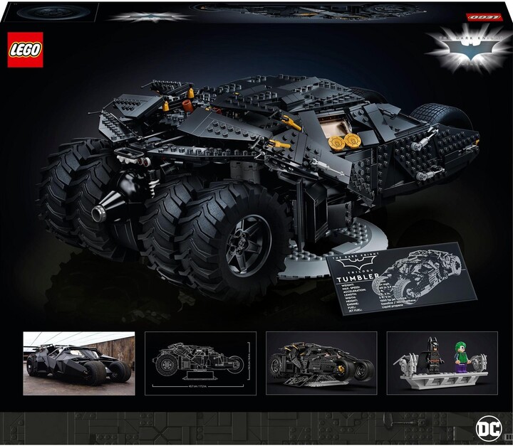 Set lodër LEGO® DC Comics Super Heroes 76240 Batmobil Tumbler, 2,049 pjesë