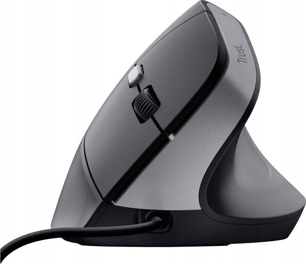 Maus Trust Bayo, me kabllo, USB, i zi