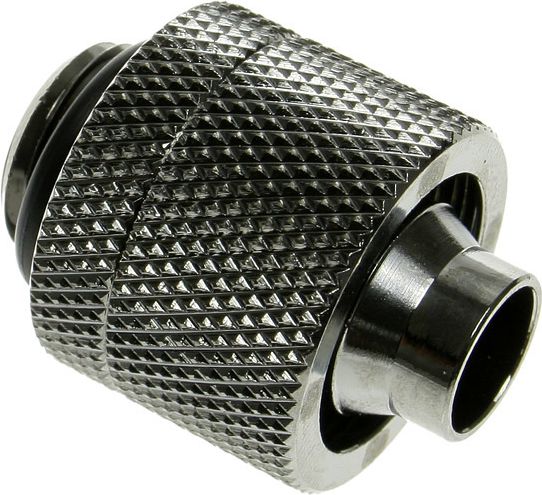 Fiting ftohjeje uji BitsPower BP-BSCPF-CC3, 1/4", 16/10 mm, i zi me shkëlqim