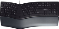 Tastierë CHERRY KC 4500 ERGO, ergonomike, USB, e zezë