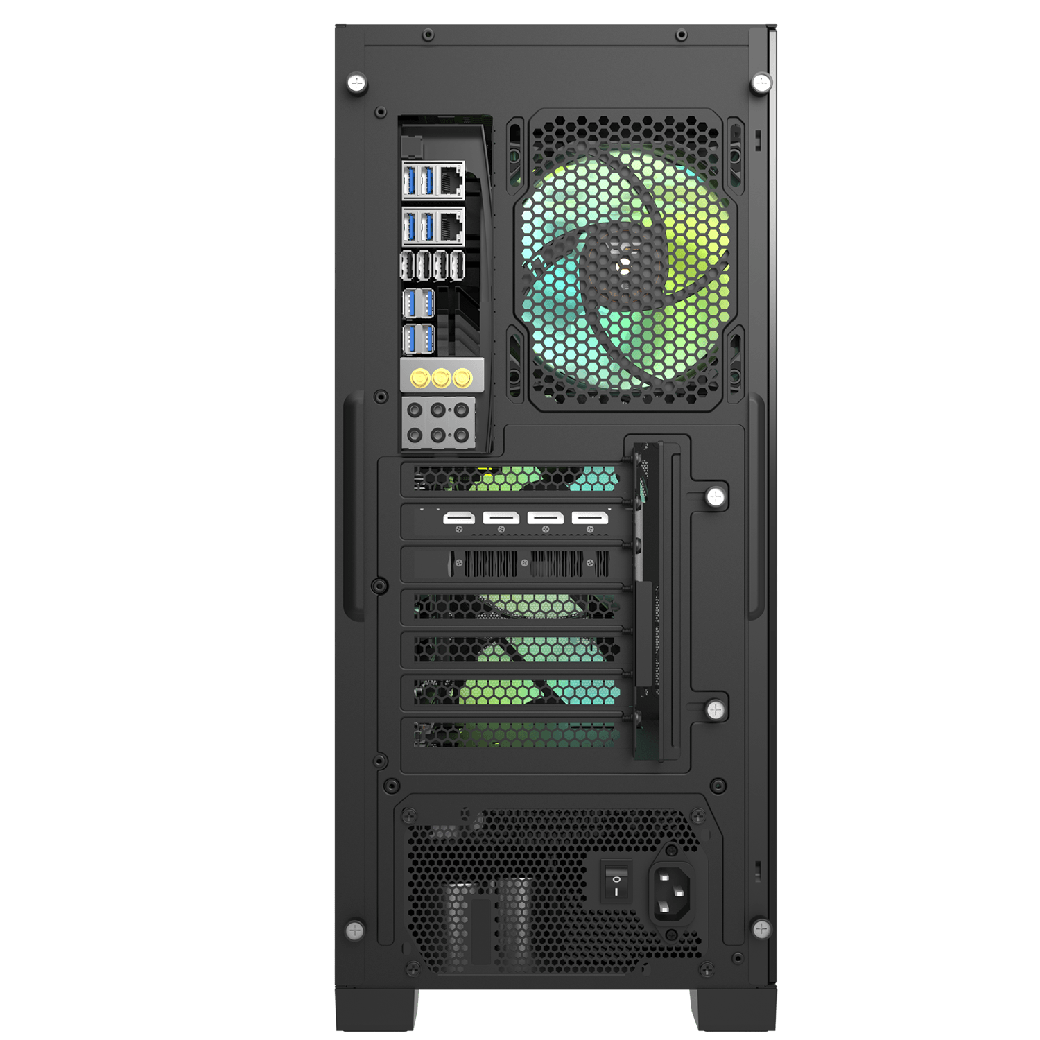 Kasë Darkflash DK361, M-Tower, e zezë