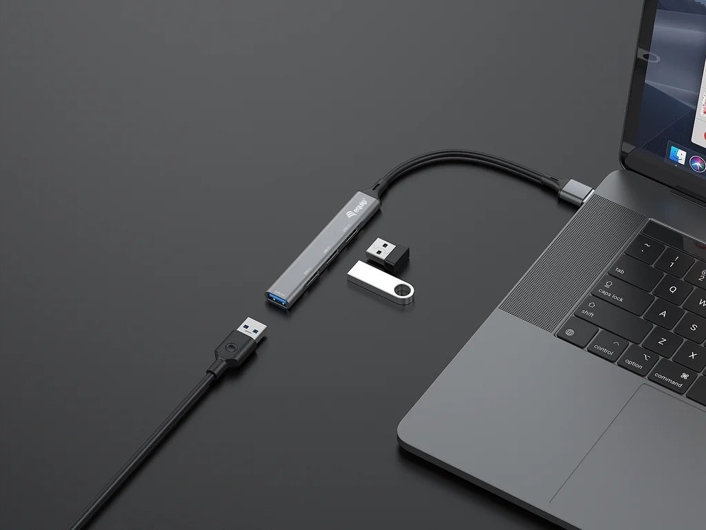Hub USB Equip 4 Port, USB 3.0, USB 2.0, i zi
