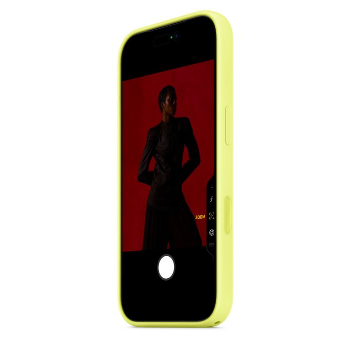 Apple iPhone 17 Pro Silicone Case with MagSafe, Neon Yellow