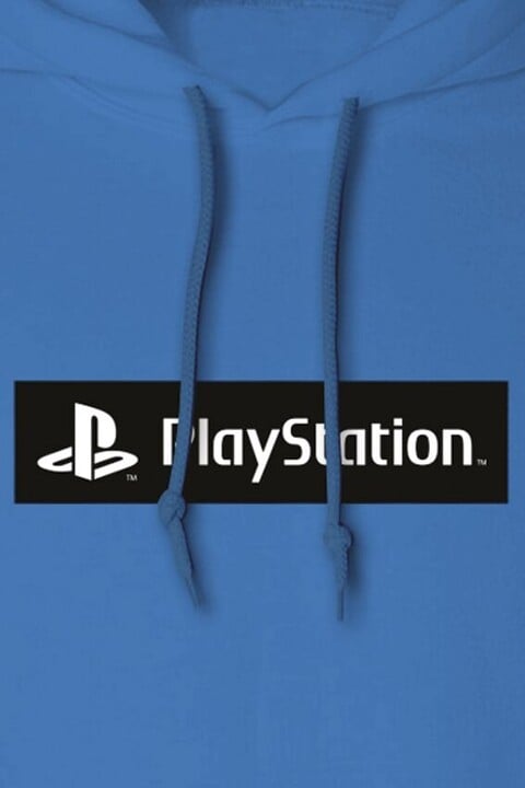 Duks PlayStation - Box Logo, L, i kaltër