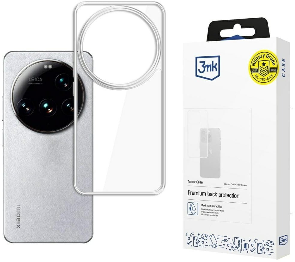 Maskë telefoni 3MK Armor për Xiaomi 15 Ultra, mbrojtëse, transparente