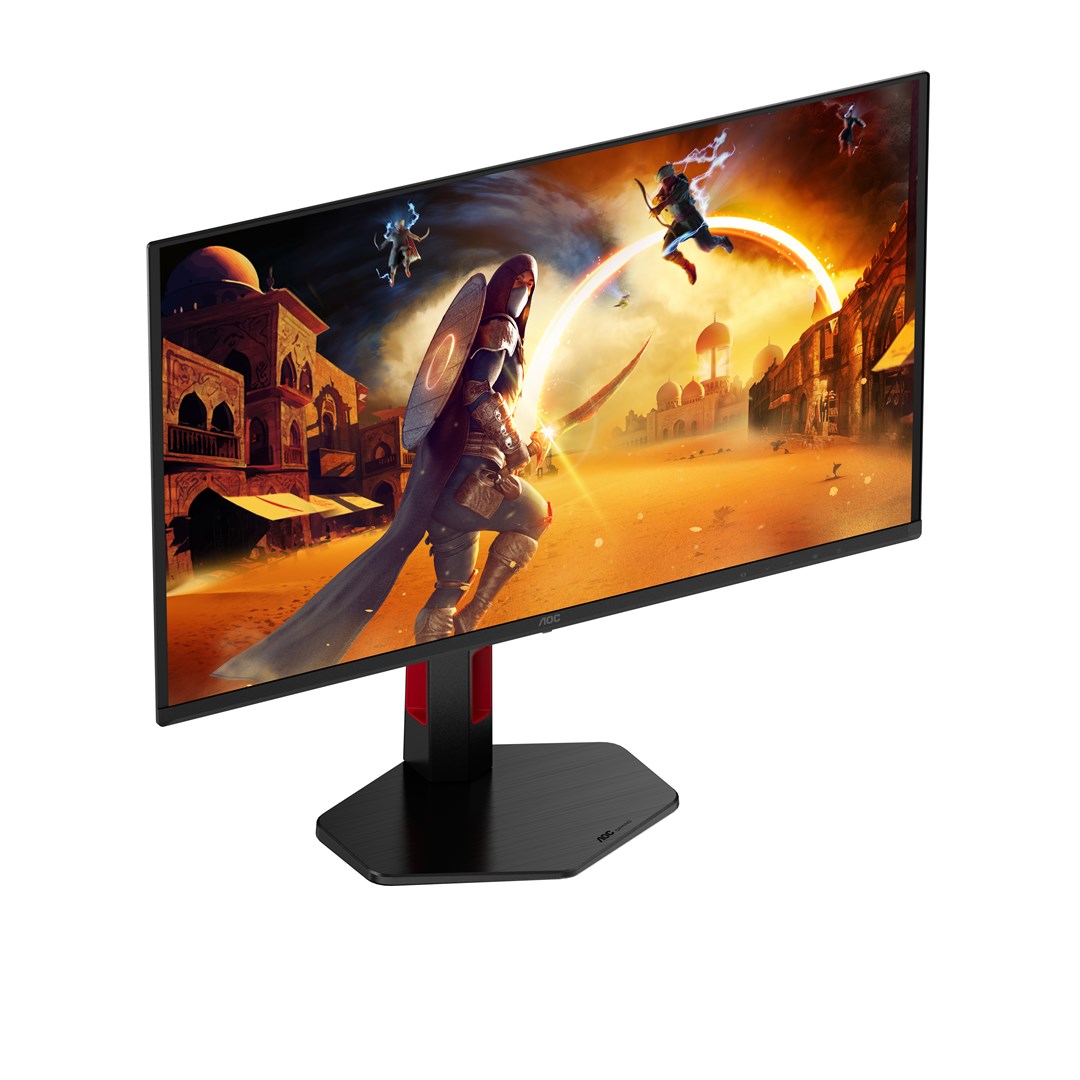Monitor gaming AOC G4 Q27G4SDR, 26.5", 2560x1440 QHD, 360Hz, i zi me të kuqe