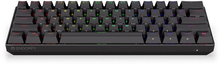 Tastierë Endorfy Thock Compact Wireless Brown, Kailh Box Brown, US, e zezë