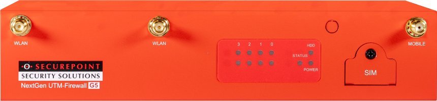 Firewall rrjeti Securepoint RC200 G5, throughput i lartë, VPN, gri