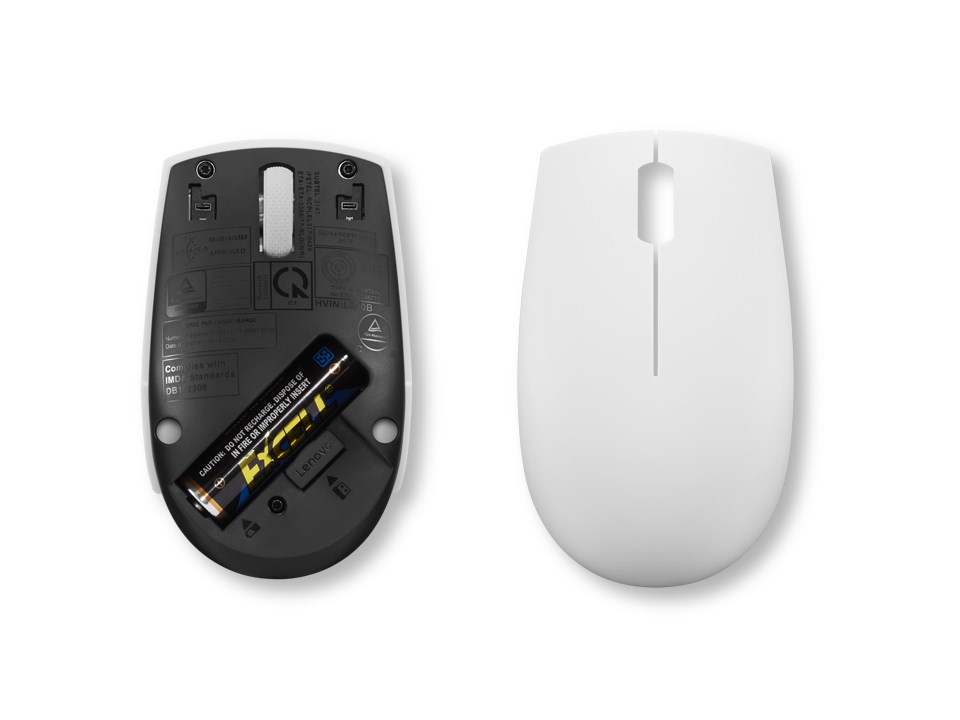 Maus Lenovo 300, RF Wireless, i hirtë