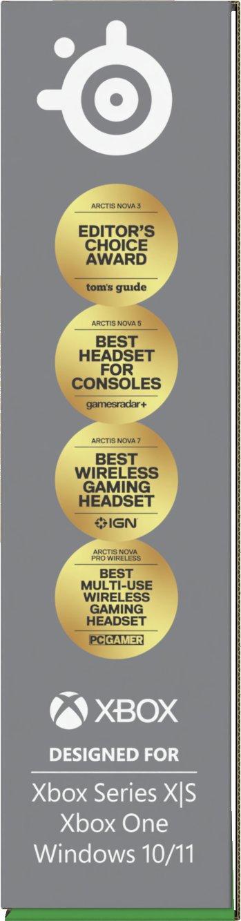 Kufje gaming SteelSeries Arctis Nova 3X Wireless, Xbox, pa tela, të zeza