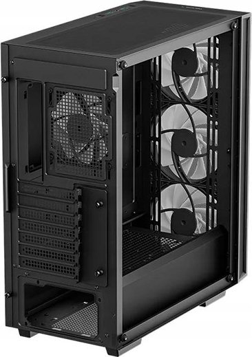 Kullë PC Deepcool MATREXX 55 MESH V4, ATX, xham i temperuar, e zezë