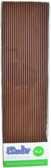 Refill 3D për stilolaps 3Doodler ECO 11, set 24 copë, 2.5mm, kafe Coco Brown