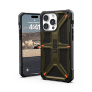 Kllëf telefoni UAG Monarch Kevlar për iPhone 15 Pro Max, 6.7", rezistent ndaj goditjeve, jeshil Element