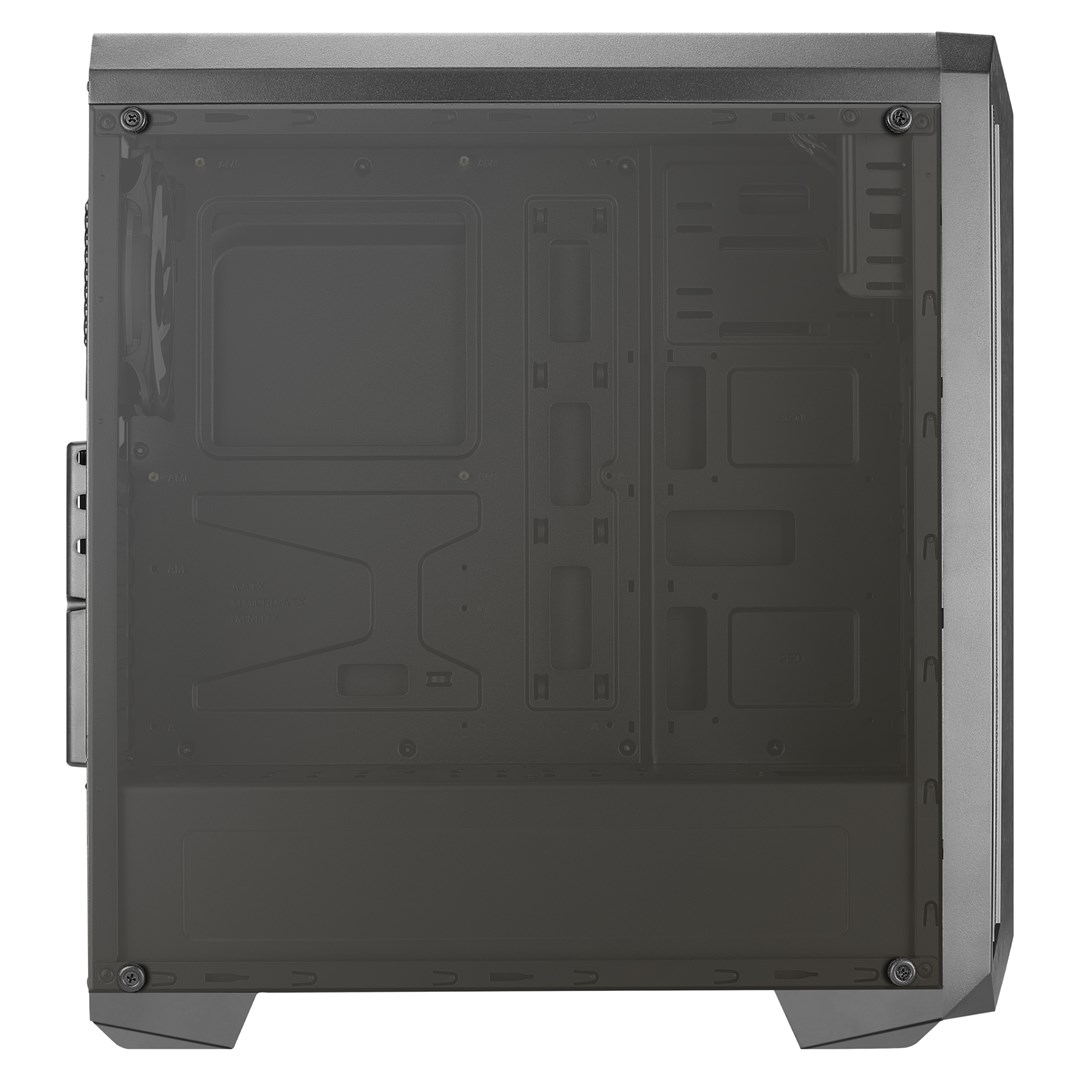 Kutia kompjuterike Aerocool Skyline ARGB, Mid Tower, panel anësor akrilik, e zezë