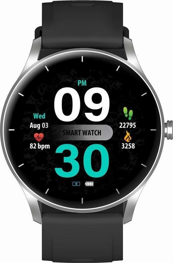 Smartwatch GRAVITY GT2 6 për femra, ekran 1.28", Bluetooth, argjendtë