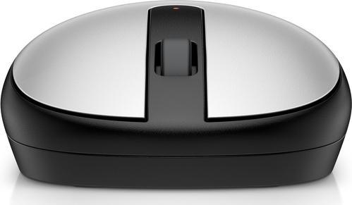 Maus HP 240, wireless, USB, i zi dhe i argjendtë