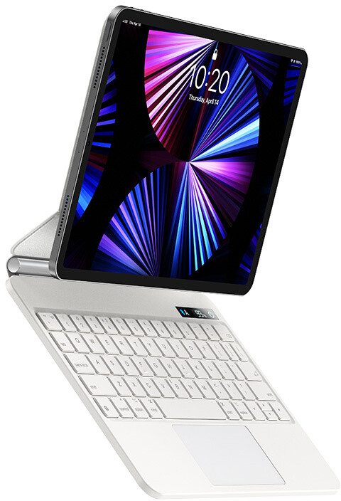 Mbrojtëse me tastierë Baseus Brilliance Series Pro për Apple iPad, 10.9" 2022, e bardhë