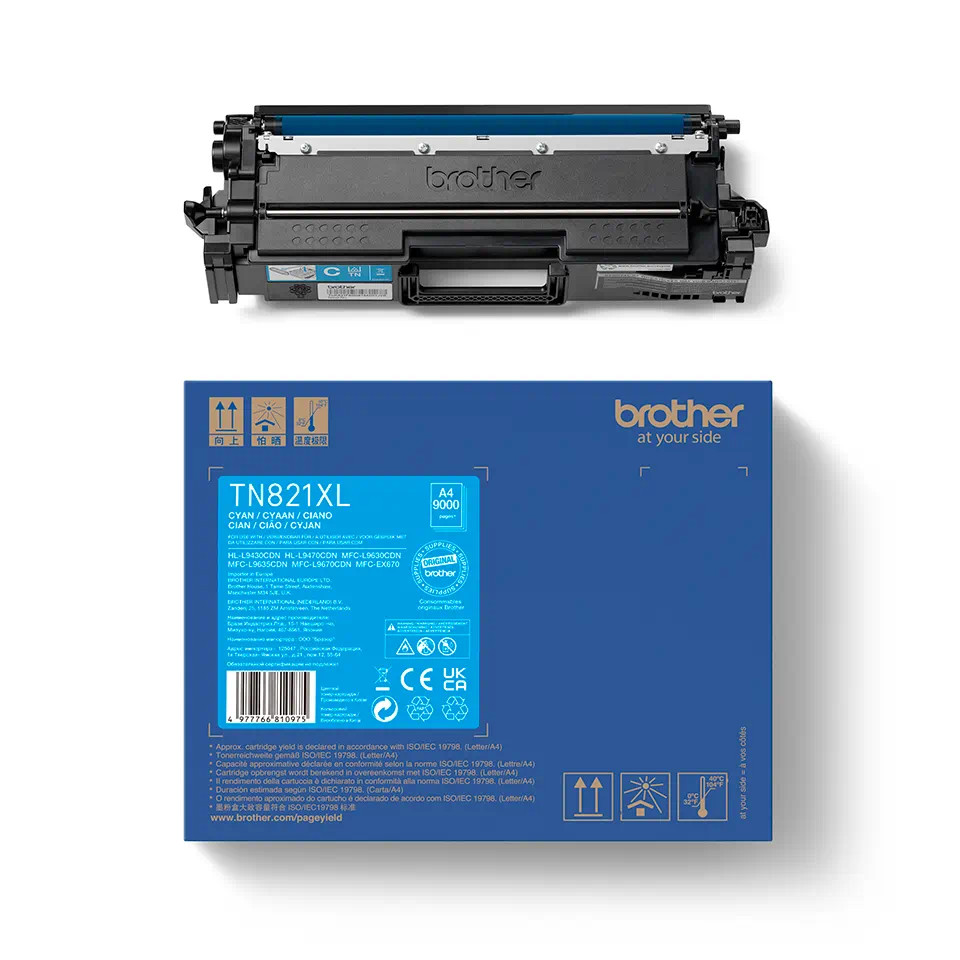 Toner Brother TN-TN821XLC, cyan