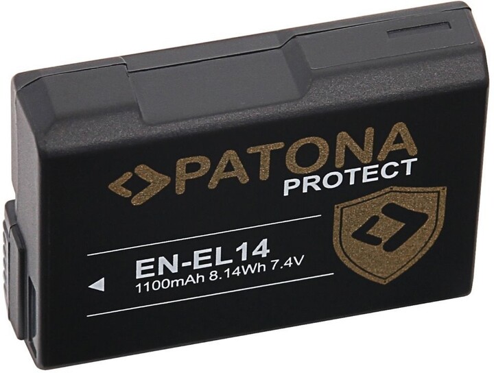 Батерија PATONA за Nikon EN-EL14 1100mAh Li-Ion Protect