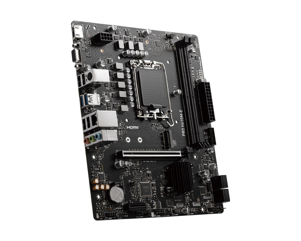 Pllakë amë MSI PRO H610M-E, LGA 1700, mATX 3