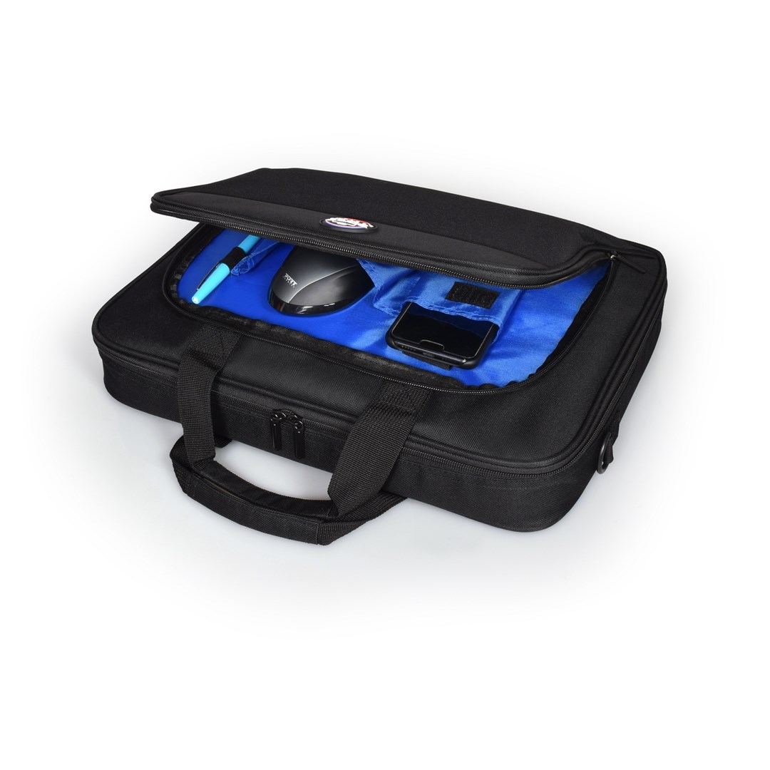 Çantë dore për laptop Port Designs S15+, 15.4", e zezë