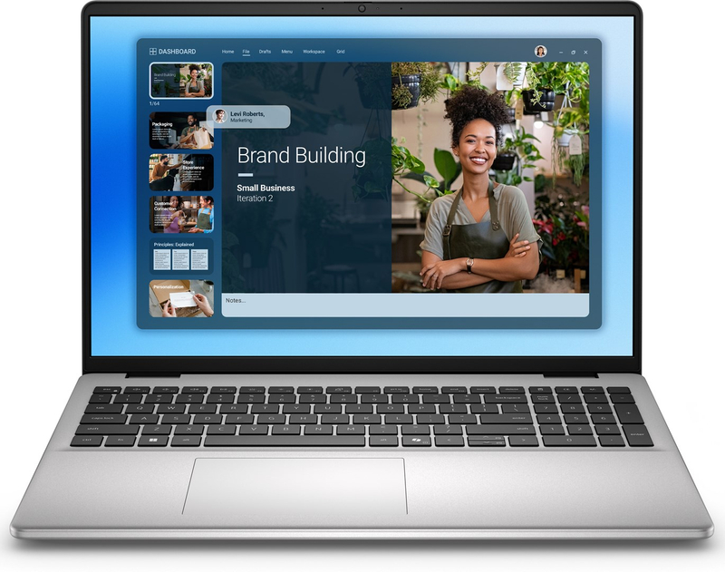 Laptop Dell DC16251 Intel Core 7, 16", 16GB RAM, 512GB SSD, Full HD+, argjendtë