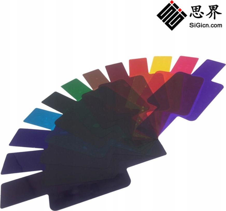 Set filtre xheli për blic SiGi Strobist 20k, 20 copë, universal