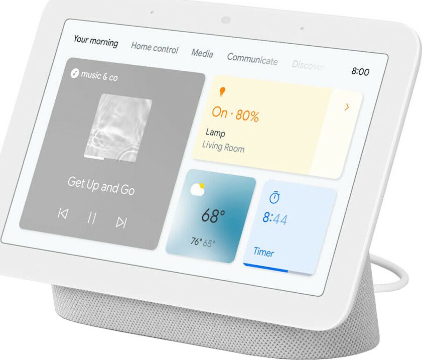 Паметен екран Google Nest Hub Gen 2, 7\", WiFi, бел