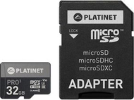 Kartë memorie Platinet MicroSDHC, Class 10 UHS-III / U3 V30, 32 GB