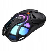 Maus gaming Onikuma DM02, me kabllo dhe wireless, RGB, i zi