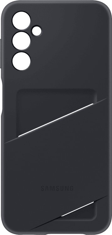 Mbulesë telefoni Samsung Galaxy A14 EF-OA146, TPU, me xhep karte, e zezë