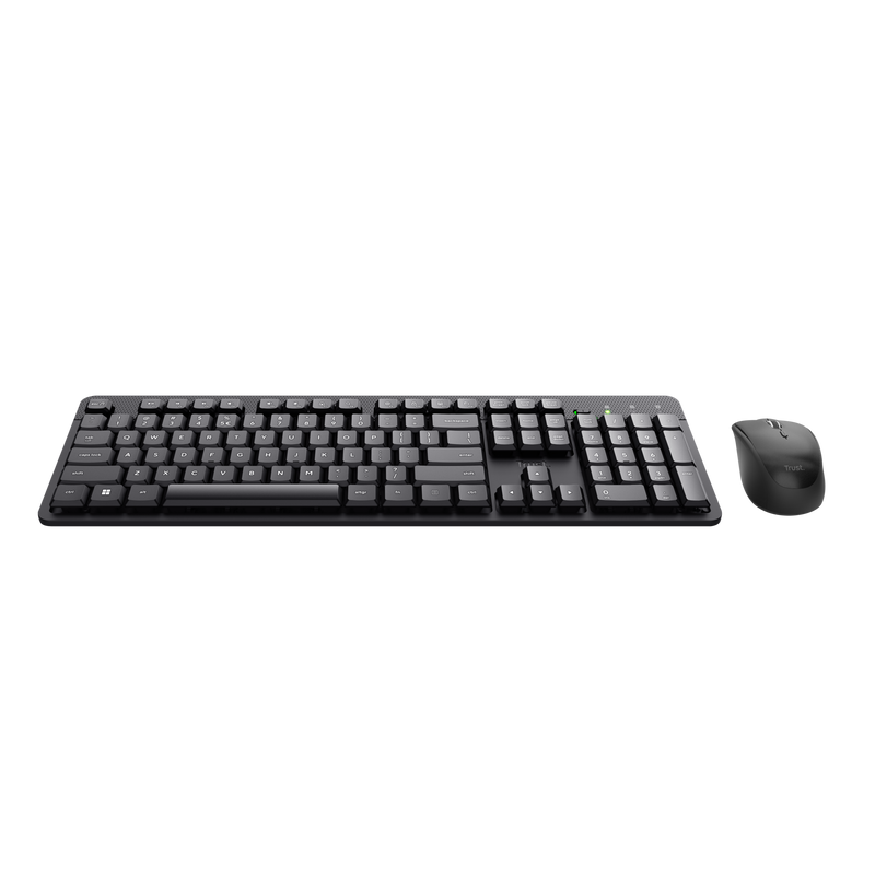 Set tastierë dhe maus Trust Ody II Wireless, i zi