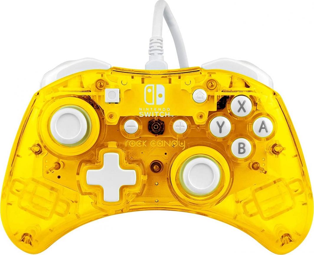 Kontroller PDP Controller Rock Candy Mini, me kabllo, i verdhë