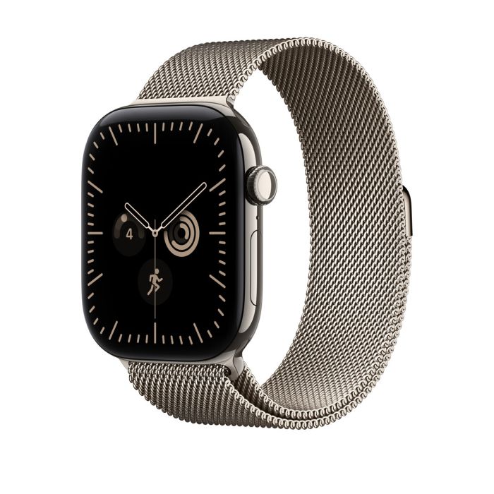 Apple Watch 46mm Natural Milanese Loop, M/L