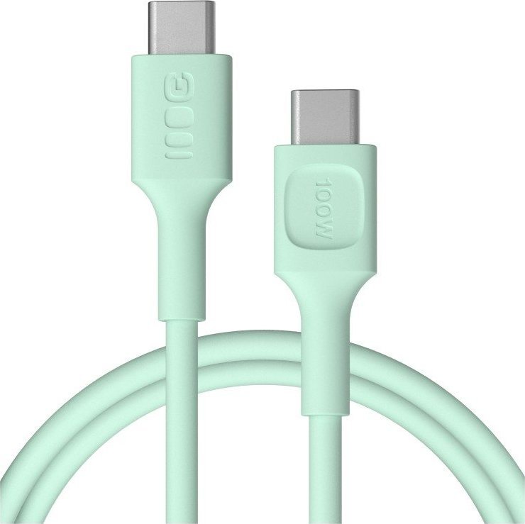 Kabllo USB Green Cell KABGC100PF120MG, USB C në USB C, 1.2m, jeshile