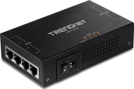 Injektor PoE TRENDnet TPE-147GI, 4 porta Gigabit, 65W, i zi