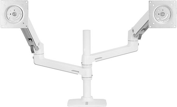 Arme montimi për monitorë Ergotron LX, për 2 ekrane deri 24", e bardhë