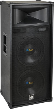 Boxe skene Dibeisi Q1224, 800W, 2x 12", e zezë