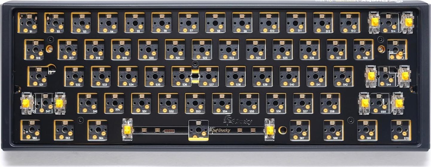 Tastierë mekanike Ducky One 3 Mini Barebone, 60%, RGB, ANSI