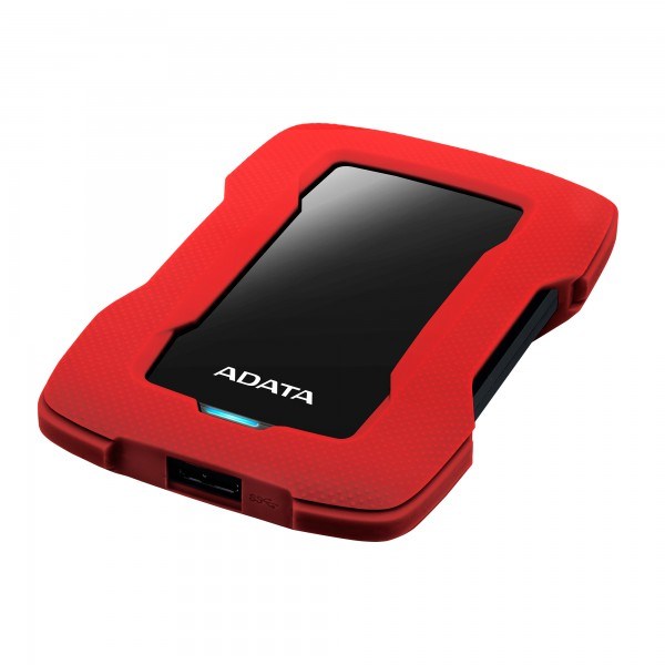 Hard disk i jashtëm ADATA HD330, 2TB, USB 3.1, zi kuqe