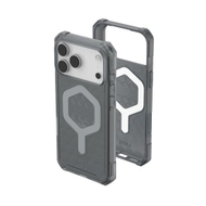 Mbulesë telefoni UAG Essential Armor për iPhone 17 Pro Max, MagSafe, mbrojtje ushtarake, gri e tejdukshme Ash